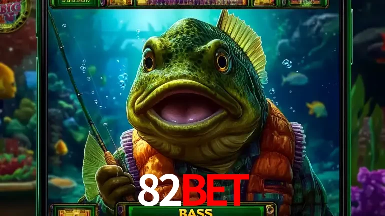 Personagem de peixe pescador do popular jogo de slot com tema de pescaria, uma das emocionantes opções de caça-níqueis para jogar e ganhar no cassino 82bet.